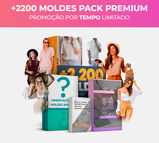 +2200 Moldes de Roupas PREMIUM